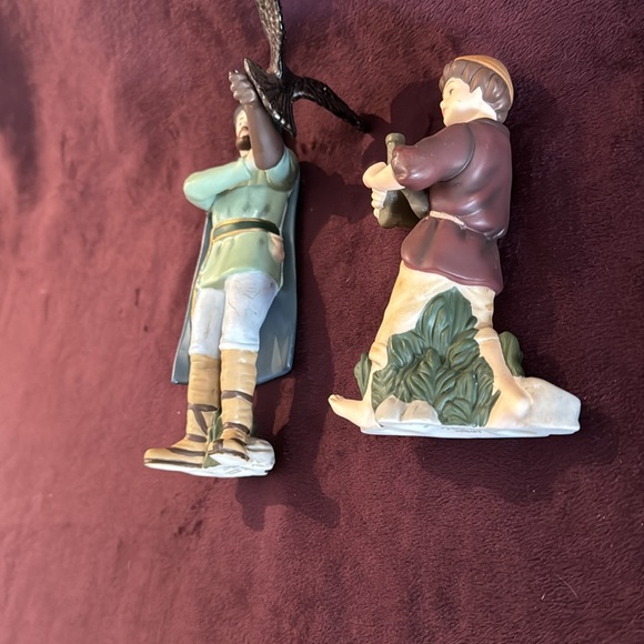 Hawthorne house Thomas Kincaide nativity”Falconer & Stable Boy” EUC - Picture 3 of 9